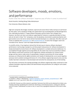 Software Developers, Moods, Emotions, and Performance