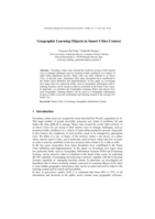 Geographic learning objects in smart cities context