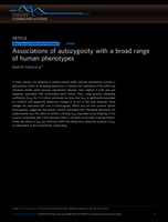 Associations of autozygosity with a broad range of human phenotypes
