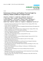 Performance of Linear and Nonlinear Two-Leaf Light Use Efficiency Models at Different Temporal Scales