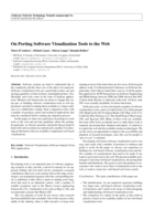 On porting software visualization tools to the web