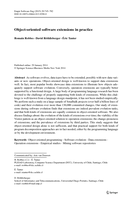 Object-oriented software extensions in practice