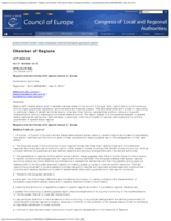 Regions and territories with special status in Europe: explanatory memorandum