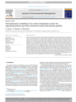 Thermodynamic modelling of an onsite methanation reactor for upgrading producer gas from small scale biomass gasifiers