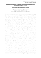 Simultaneous estimation of kinematic state and unknown input forces in rigid-link multibody systems