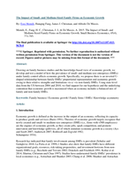The impact of small- and medium-sized family firms on economic growth