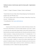 Modelling the emissions of a dual fuel engine coupled with a biomass gasifier – Supplementing the Wiebe model