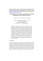 What influences the speed of prototyping? An empirical investigation of twenty software startups