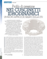 Profilo di pressione nei cuscinetti idrodinamici: un nuovo approccio basato sulla CFD