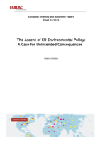 The ascent of EU environmental policy: a case for unintended consequences