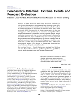 Forecaster's Dilemma: Extreme Events and Forecast Evaluation