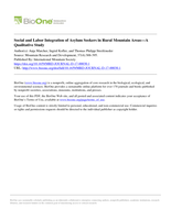 Social and Labor Integration of Asylum Seekers in Rural Mountain Areas – A Qualitative Study