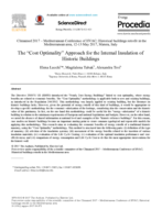 The “Cost Optimality”: Approach for the Internal Insulation of Historic Building