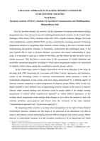 A dialogic approach to teaching minority literature in multiethnic societies