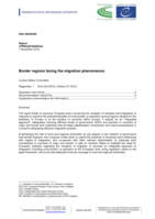 Border Regions Facing the Migration Phenomenon