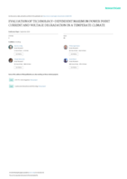 Evaluation of Technology-Dependent Maximum Power Point Current and Voltage Degradation in a Temperate Climate
