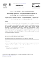 Assessment of the IEQ in two high schools by means of monitoring, surveys and dynamic simulation
