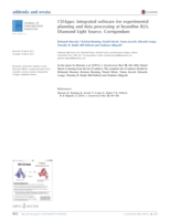 CDApps: integrated software for experimental planning and data processing at beamline B23, Diamond Light Source