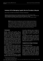 Industry 4.0 for Managing Logistic Service Providers Lifecycle