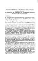 Isonymische Strukturen in der Romania alpina submersa und non-submersa: Ein Beispiel für die Anwendung der numerischen Taxonomie im Bereich der Toponomastik