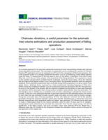 Chainsaw vibrations, a useful parameter for the automatic tree volume estimations and production assessment of felling operations