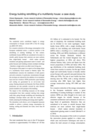 Energy building retrofitting of a multifamily house: a case study