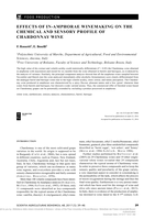 Effects of In-Amphorae Winemaking on the Chemical and Sensory Profile of Chardonnay Wine