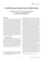 The NPD benchmark: Reality check for OBDA systems