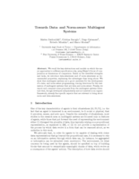 Towards Data- and Norm-Aware Multiagent Systems