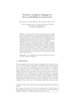 Towards a Graphical Language for Process Modelling in Construction