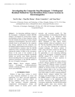 Investigating the composite step biconjugate A-orthogonal residual method for non-Hermitian dense linear systems in electromagnetics