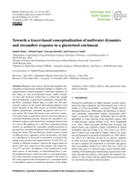 Towards a tracer-based conceptualization of meltwater dynamics and streamflow response in a glacierized catchment
