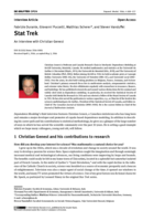 Stat Trek: An interview with Christian Genest