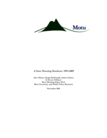 A State Housing Database: 1993-2009