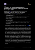Sentinel-1 and Ground-Based Sensors for Continuous Monitoring of the Corvara Landslide (South Tyrol, Italy)
