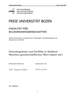 Kleinskigebiete und Dorflifte in Südtirol: Welchen gesellschaftlichen Wert haben sie?
