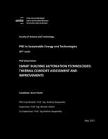 Smart building automation technologies: thermal comfort assessment and improvements