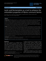 Lactic acid fermentation as a tool to enhance the antioxidant properties of Myrtus communis berries