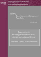 Opportunism in disclosing pro-forma indicators: rationale and contextual drivers