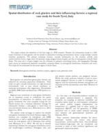 Spatial distribution of rock glaciers and their influencing factors: A regional case study for South Tyrol, Italy