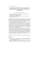 Application of Particle Swarm Approach to Copula Models Involving Large Numbers of Parameters