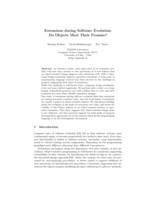 Extensions during software evolution: Do objects meet their promise?