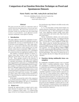 Comparison of an Emotion Detection Technique on Posed and Spontaneous Datasets