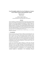 User Personality and the New User Problem in a Context-Aware Point of Interest Recommender System