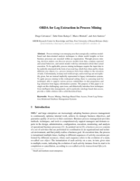 OBDA for Log Extraction in Process Mining