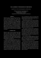 Tele-Assembly in Wide Remote Environments