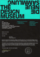 Solo, Chair : Piece in a design collection / Die Neue Sammlung