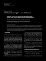 CFD simulations of splash losses of a gearbox