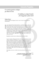 Co-costruire pensiero ecologico per abitare la Terra = Co-building an ecological mindset for living gently on planet Earth
