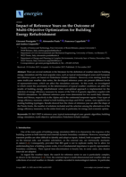 Impact of Reference Years on the Outcome of Multi-Objective Optimization for Building Energy Refurbishment